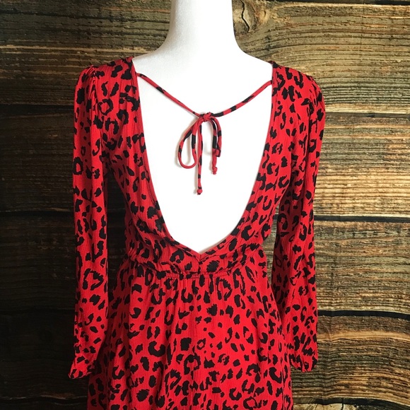 Red Hot Leopard Dress - Picture 4 of 6